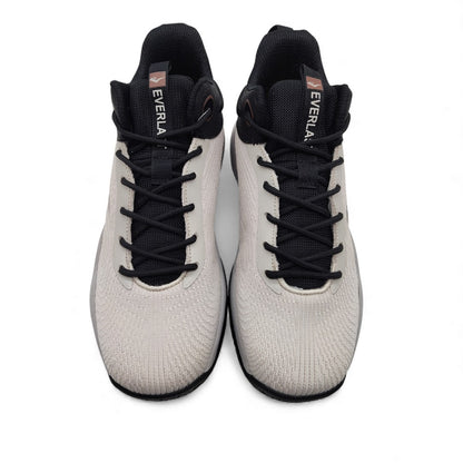 Tenis Basketball Everlast Hombre Blanco y Negro con Suela de Amortiguación